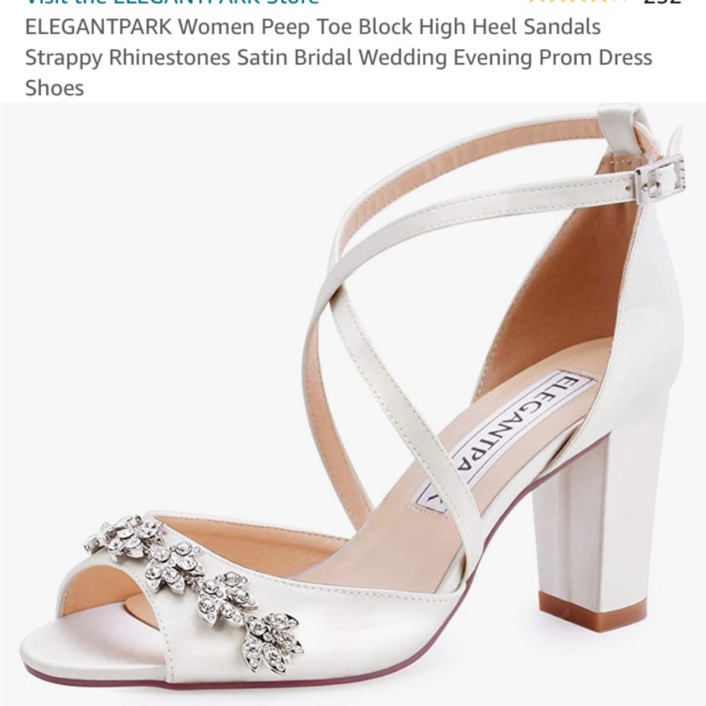 COPY - ELEGANTPARK Women Peep Toe Block High Heel